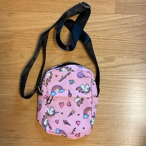 Pink Unicorn Kids Crossbody Bag